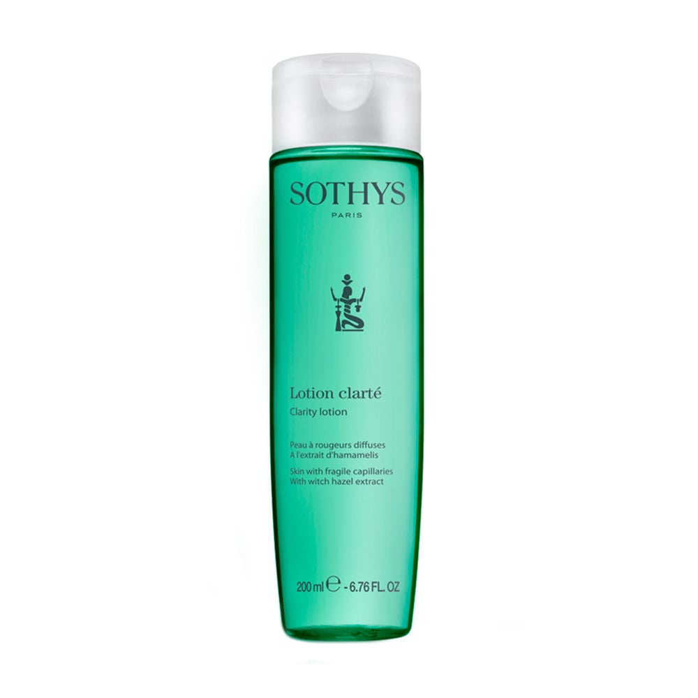 Лосьйон-тонік для обличчя Sothys Clarity Lotion для шкіри з крихкими капілярами, з екстрактом гамамелісу, 200 мл